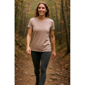 Arc'teryx Women's Lightweight Performance Short Sleeve Tee, Sand, Small